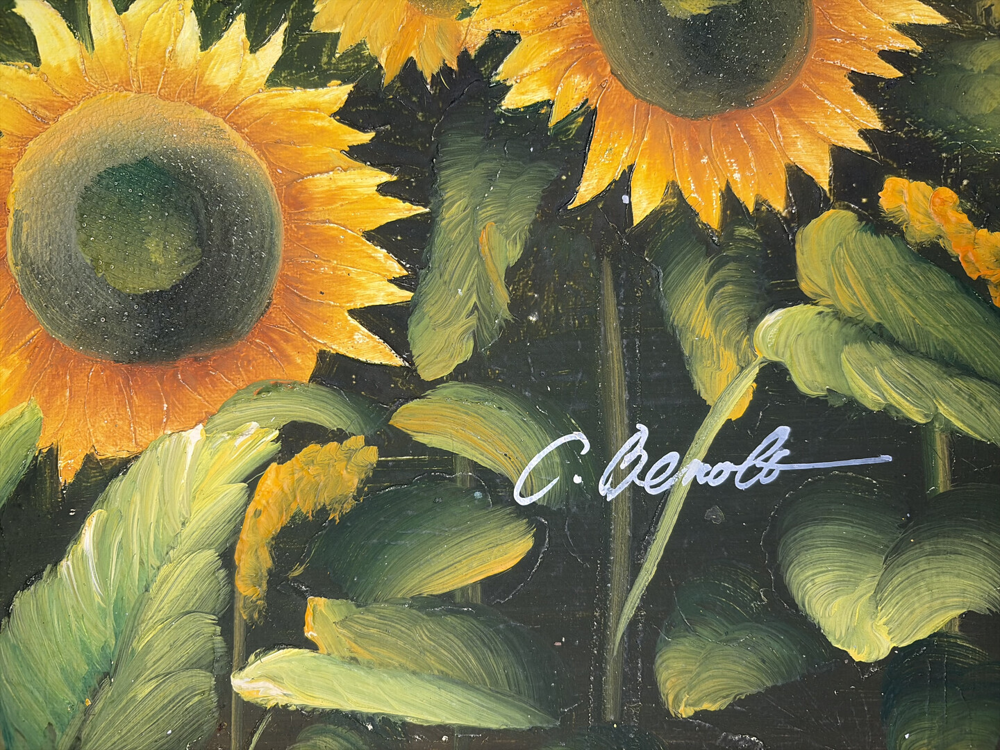 Sonnenblumenfeld im Sommer