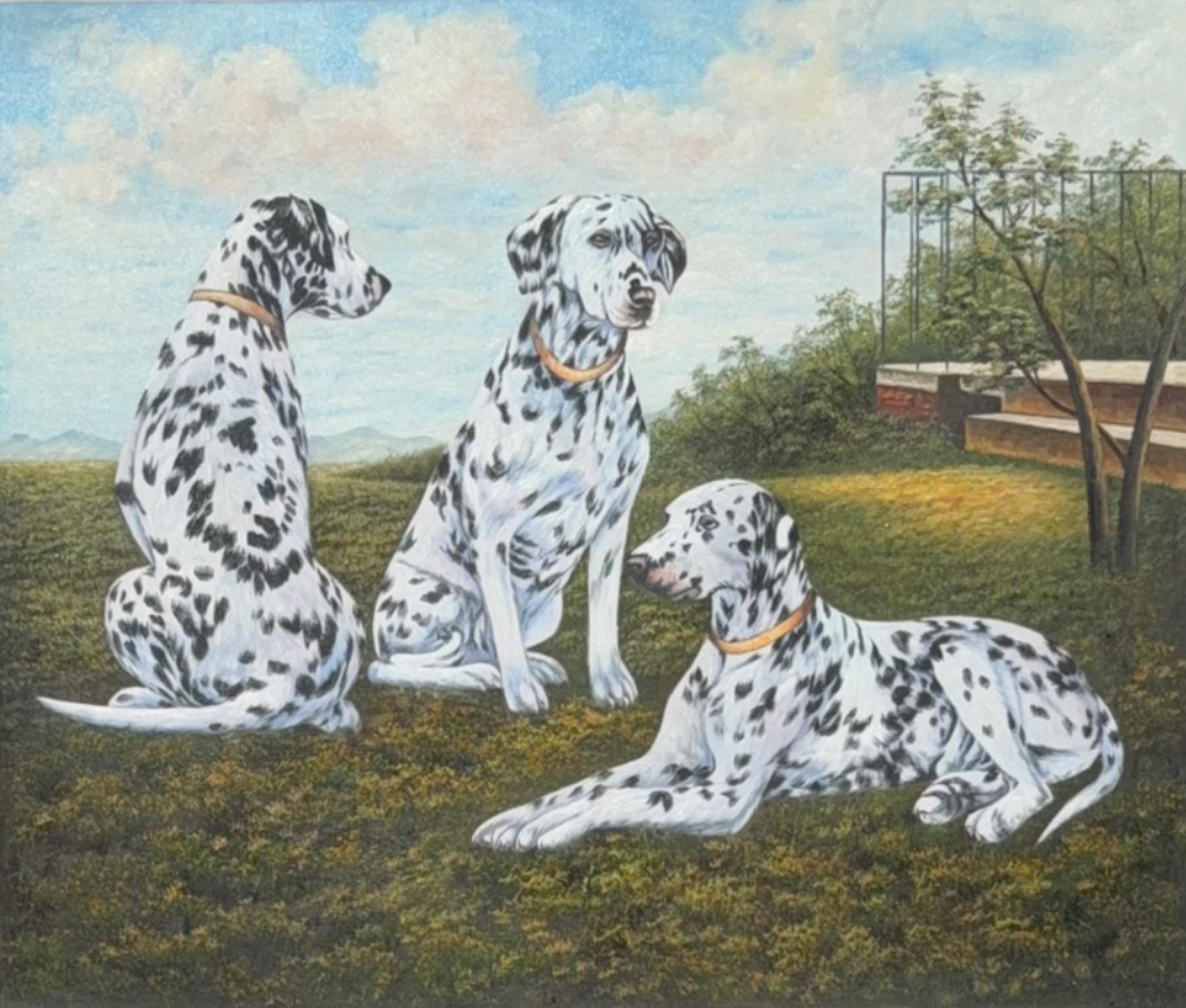 Drei im Sonnengarten