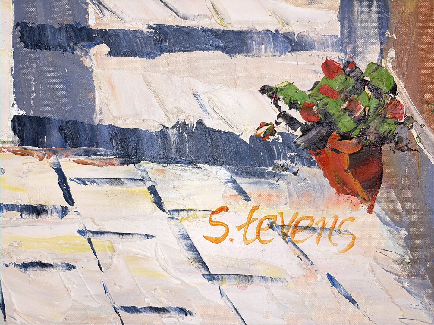 Treppe im Mittagslicht