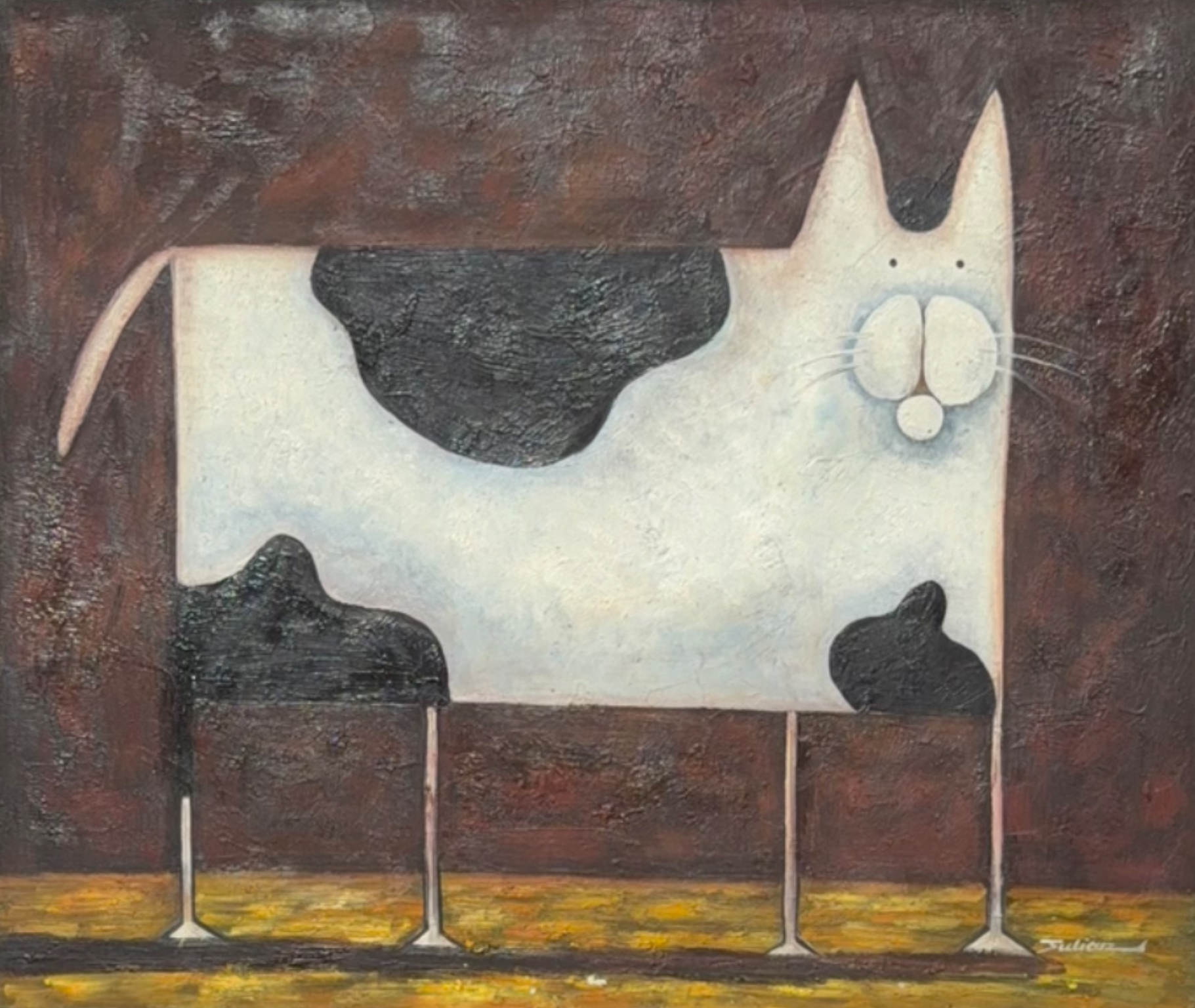 Die geometrische Katze