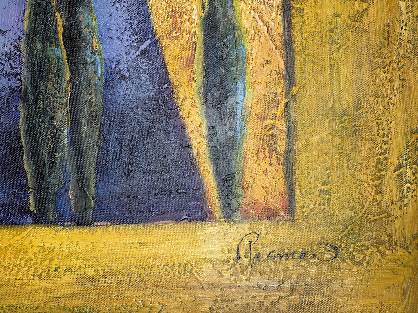 Landschaft im Goldrahmen