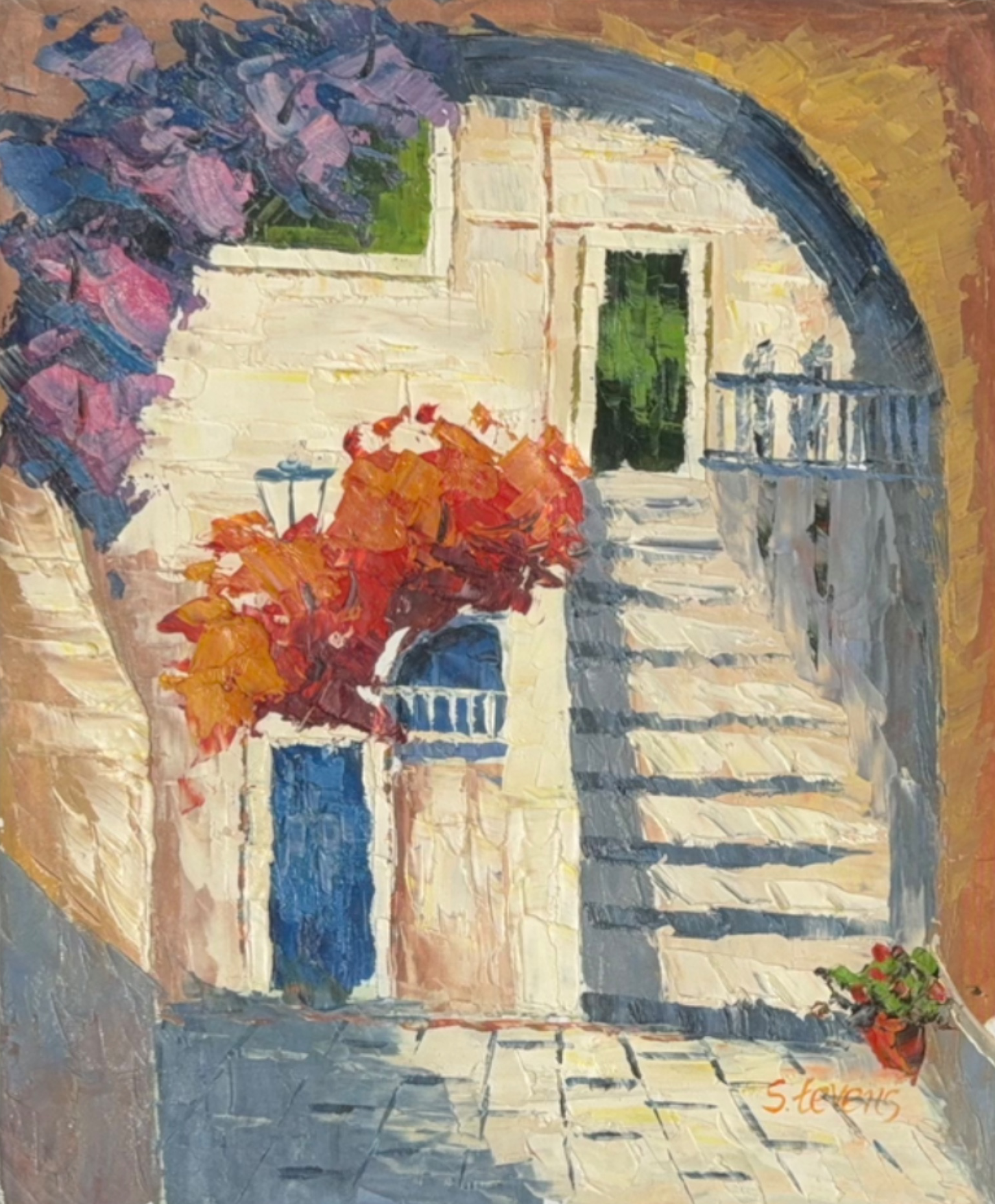 Treppe im Mittagslicht